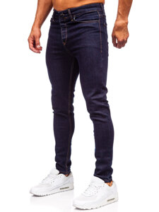 Herr Jeans Skinny Fit Marinblå Bolf 5308