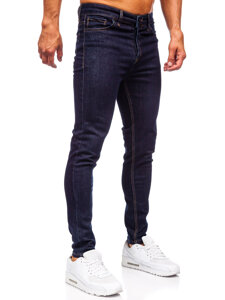 Herr Jeans Skinny Fit Marinblå Bolf 5308