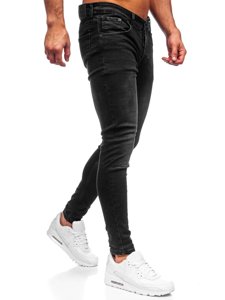 Herr Jeans Skinny Fit Svart Bolf R924