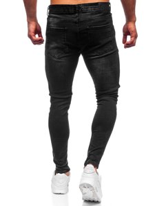 Herr Jeans Skinny Fit Svart Bolf R924