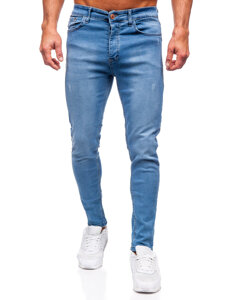 Herr Jeans Slim Fit Blå Bolf 6177