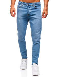 Herr Jeans Slim Fit Blå Bolf 6487