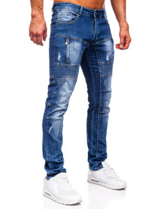 Herr Jeans Slim Fit Blå Bolf MP0046B