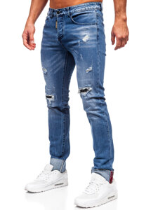 Herr Jeans Slim Fit Blå Bolf MP0126B