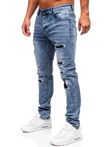 Herr Jeans Slim Fit Blå Bolf MP0153B