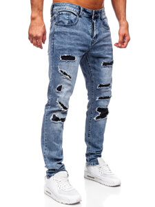 Herr Jeans Slim Fit Blå Bolf MP0153B