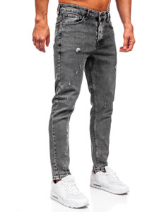 Herr Jeans Slim Fit Grafitgrå Bolf 6642