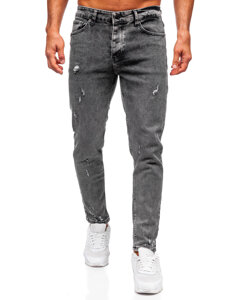 Herr Jeans Slim Fit Grafitgrå Bolf 6642