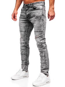 Herr Jeans Slim Fit Grafitgrå Bolf MP0163N