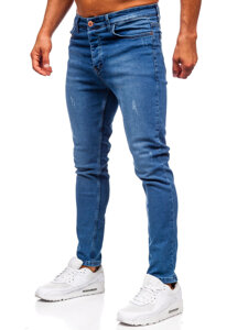 Herr Jeans Slim Fit Marinblå Bolf 6175