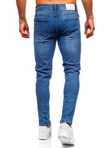 Herr Jeans Slim Fit Marinblå Bolf 6175