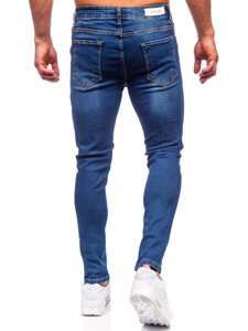 Herr Jeans Slim Fit Marinblå Bolf 6264