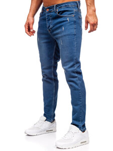 Herr Jeans Slim Fit Marinblå Bolf 6452