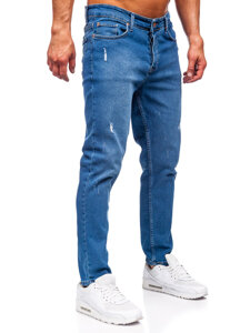 Herr Jeans Slim Fit Marinblå Bolf 6453