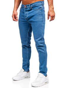 Herr Jeans Slim Fit Marinblå Bolf 6455