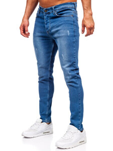 Herr Jeans Slim Fit Marinblå Bolf 6458