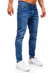 Herr Jeans Slim Fit Marinblå Bolf 6482