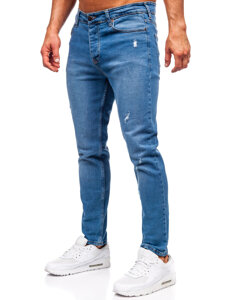 Herr Jeans Slim Fit Marinblå Bolf 6485