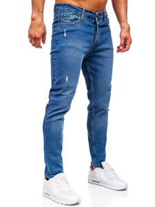 Herr Jeans Slim Fit Marinblå Bolf 6486