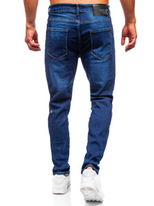 Herr Jeans Slim Fit Marinblå Bolf 6516