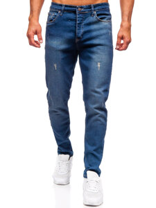 Herr Jeans Slim Fit Marinblå Bolf 6518