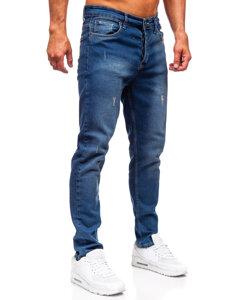 Herr Jeans Slim Fit Marinblå Bolf 6518