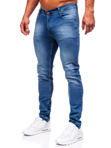 Herr Jeans Slim Fit Marinblå Bolf 6528