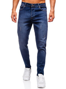 Herr Jeans Slim Fit Marinblå Bolf 6558-2