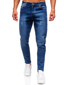 Herr Jeans Slim Fit Marinblå Bolf 6558