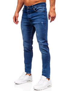 Herr Jeans Slim Fit Marinblå Bolf 6564-1