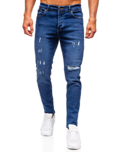 Herr Jeans Slim Fit Marinblå Bolf 6566-2