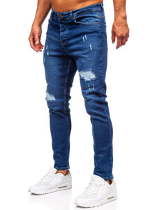 Herr Jeans Slim Fit Marinblå Bolf 6569-1