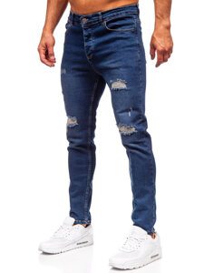 Herr Jeans Slim Fit Marinblå Bolf 6569