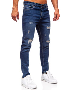 Herr Jeans Slim Fit Marinblå Bolf 6569