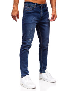 Herr Jeans Slim Fit Marinblå Bolf 6571