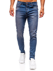 Herr Jeans Slim Fit Marinblå Bolf 6587