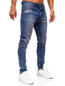 Herr Jeans Slim Fit Marinblå Bolf 6587