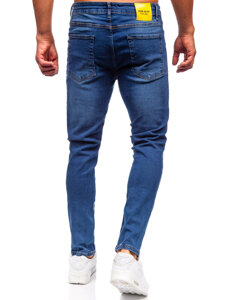 Herr Jeans Slim Fit Marinblå Bolf 6592