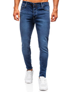 Herr Jeans Slim Fit Marinblå Bolf 6596