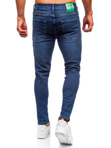 Herr Jeans Slim Fit Marinblå Bolf 6596