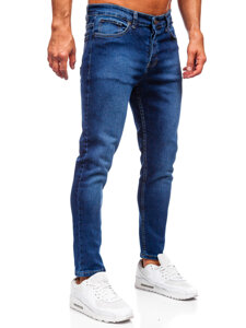 Herr Jeans Slim Fit Marinblå Bolf 6732