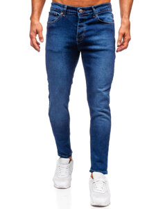 Herr Jeans Slim Fit Marinblå Bolf 6732