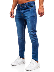 Herr Jeans Slim Fit Marinblå Bolf 6758