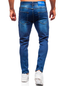 Herr Jeans Slim Fit Marinblå Bolf 6761