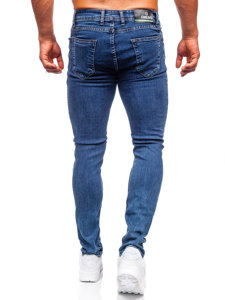 Herr Jeans Slim Fit Marinblå Bolf DP52