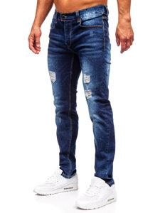 Herr Jeans Slim Fit Marinblå Bolf MP0017BS