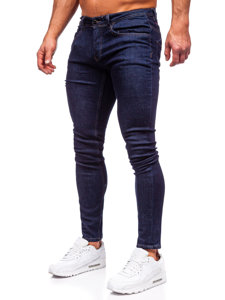 Herr Jeans Slim Fit Marinblå Bolf MP003BS