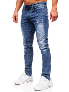 Herr Jeans Slim Fit Marinblå Bolf MP0045B