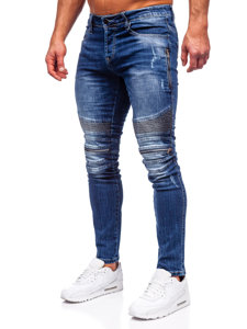 Herr Jeans Slim Fit Marinblå Bolf MP007BS