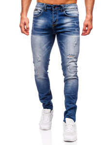 Herr Jeans Slim Fit Marinblå Bolf MP0134BS